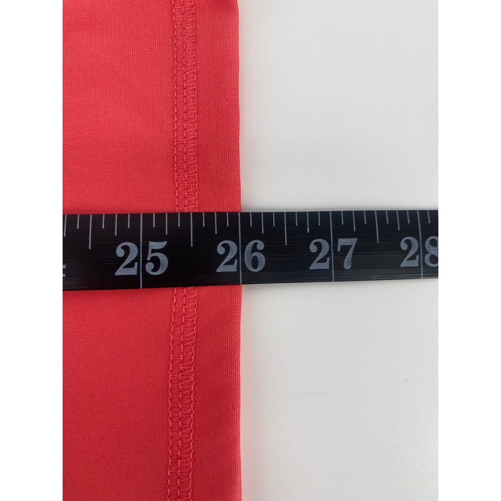 Karen Scott Sport Sleeveless Top XL Coral Pink Activewear V-Stitch Excellent - Picture 6 of 7